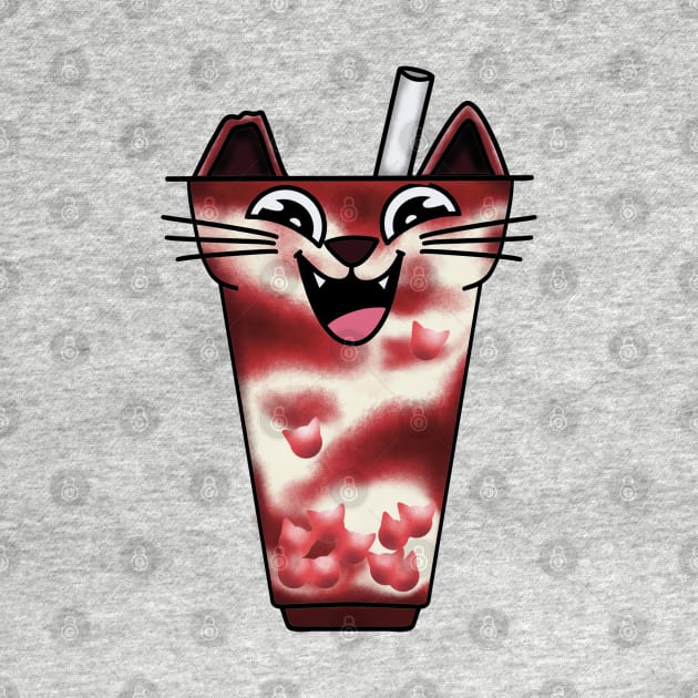 Boba Meow Tea by Nuffypuffy